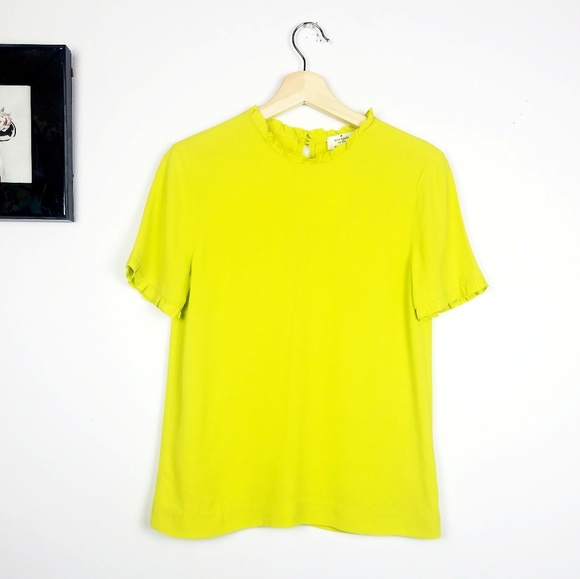 kate spade Tops - kate spade adra  neon green  top size 0